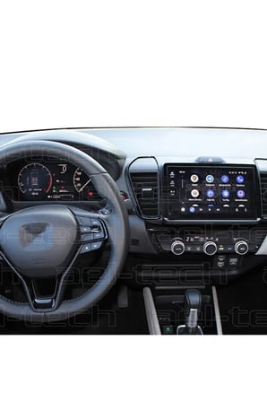 Honda City Uyumlu Navigasyon,5h Dijital Gösterge Ve Klima Üstü 9h Nano Ekran Koruyucu 3'lü Set