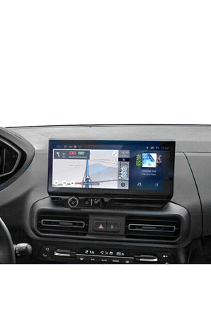 Peugeot Makyajlı Partner Uyumlu 10 İnç Navigasyon 9H Nano Ekran Koruyucu 2024-2025