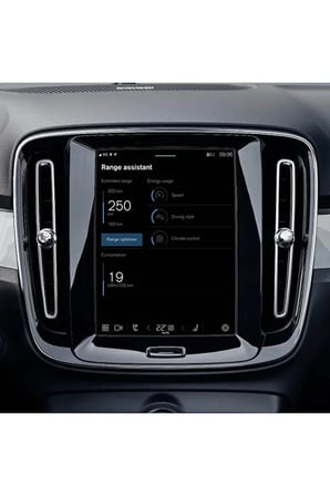 Volvo EX 40 8,7 inç Navigasyon uyumlu 9H Nano Ekran Koruyucu 2024-2025