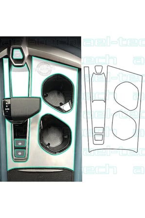 MG 7 Uyumlu Vites Etrafı ve Piano Black TPU Koruyucu 2025