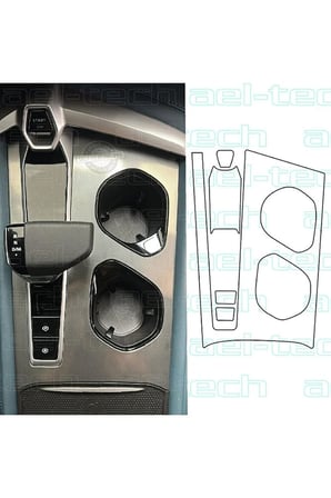 MG 7 Uyumlu Vites Etrafı ve Piano Black TPU Koruyucu 2025