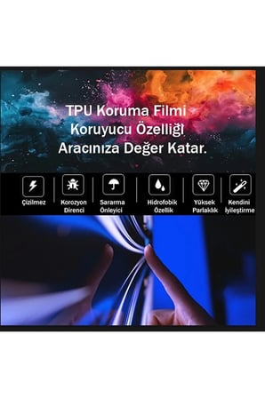 MG 7 Uyumlu Vites Etrafı ve Piano Black TPU Koruyucu 2025