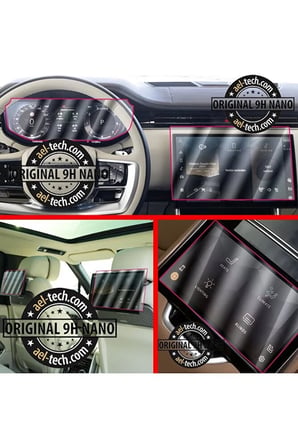 Range Rover Autobiography Uyumlu Navigasyon,Dijital Gösterge,2 Arka Tablet ve Orta Tablet 9h Nano