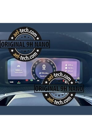 Skoda Octavia Elite Uyumlu Dijital Gösterge 9H Nano Ekran Koruyucu 2025