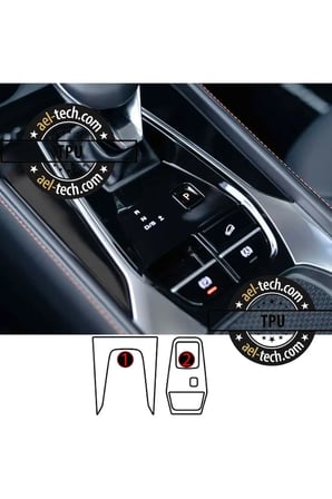 Mg Hs Uyumlu Vites Etrafı Piano Black Konsol Tpu Koruyucu 2024-2025