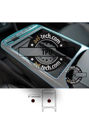 Hyundai Tucson Uyumlu Vites Etrafı Piano Black TPU Koruyucu 2li Set 2025-2026