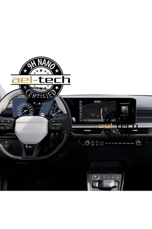Kia Stonic Uyumlu Navigasyon ve Klima 9H Nano Ekran Koruyucu 2’li Set 2025-2026