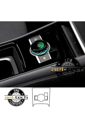 Volkswagen Tiguan Uyumlu Vites Etrafı Piano Black TPU Koruyucu 2024-2026