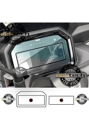 Yamaha X-Max 250 / 300 Tech Max Gösterge Uyumlu 9h Nano Ekran Koruyucu 2li Set 2025-2026