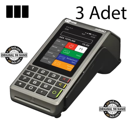 İnpos M530 Yeni Nesil Yazar Kasa Pos Dokunmatik Ekran Koruyucu 3'lü Set