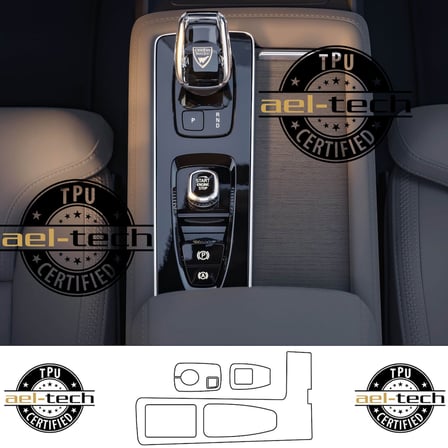 Volvo XC90 Uyumlu Vites Etrafı Piano Black TPU Koruyucu 2025-2026