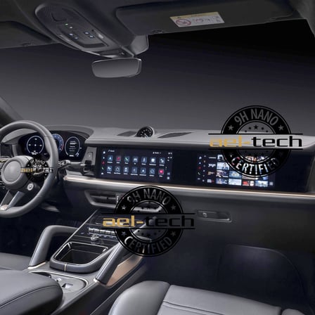 Porsche Cayenne Uyumlu Dijital Gösterge ,Navigasyon ve Vites Etrafı 9H Nano Ekran Koruyucu 3lü Set 2025-2026