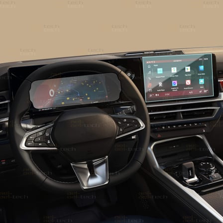 Renault Boreal Uyumlu Mat 7" Dijital Gösterge ve Navigasyon 9h Nano Ekran Koruyucu 2li Set 2026-2027