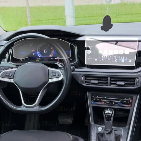 Volkswagen Taigo Uyumlu Mat Dijital Gösterge ve Tek Tuşlu Navigasyon 9h Nano Ekran Koruyucu 2li Set 2024-2026
