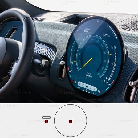 Mini Countryman Uyumlu Multimedya Ve Yüz okuma Sensörü 9H Nano Koruyucu 2li Set 2024-2026