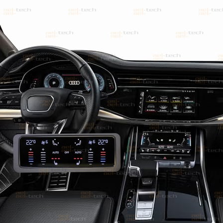 Audi Q7 Uyumlu Navigasyon , Dijital Gösterge Ve Klima Kontrol 9h Nano Koruyucu 4lü Set 2020-2026