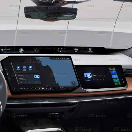 Bmw i7 Uyumlu Multimedya ve Sağ Yolcu Ekran 9h Nano Ekran Koruyucu 2026-2027