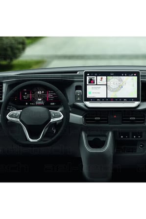 Volkswagen Crafter Uyumlu Navigasyon ve Dijital Gösterge 9H Nano Ekran Koruyucu 2'li Set 2025-2026