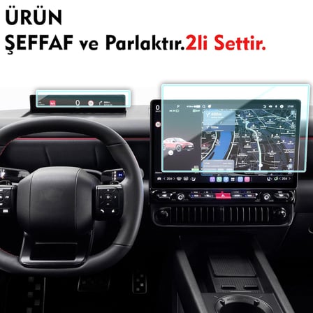 Hyundai Ioniq 3 Uyumlu Navigasyon ve Dijital Gösterge 9h Nano Koruyucu 2026-2027