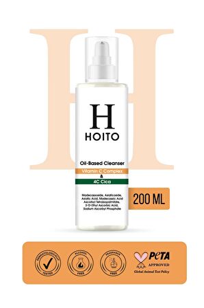 Oil Based Cleanser Vitamin C Complex & 4 C Cica - Yağ Bazlı Yüz Ve Makyaj Temizleyici 200ml