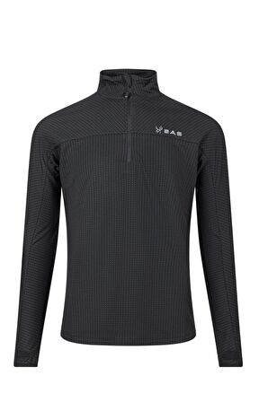 2AS Kolima Yarım Fermuarlı Sweatshirt Siyah