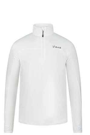 2AS Kolima Yarım Fermuarlı Sweatshirt Beyaz