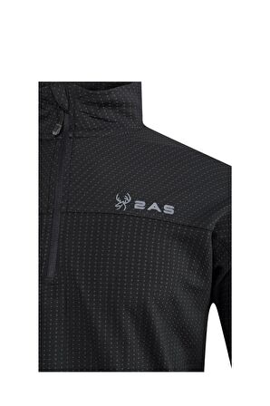 2AS Kolima Yarım Fermuarlı Sweatshirt Siyah