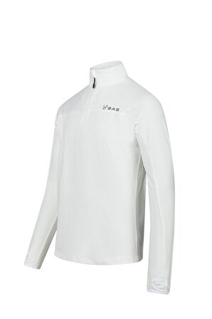 2AS Kolima Yarım Fermuarlı Sweatshirt Beyaz