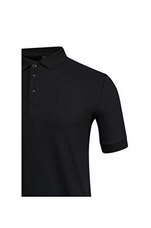2AS Aluna Polo Yaka T-Shirt Siyah