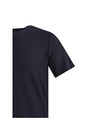 2AS Kalei Sıfır Yaka T-Shirt Siyah