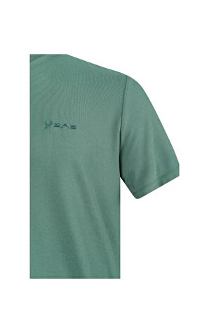 2AS Kalei Sıfır Yaka T-Shirt Yeşil
