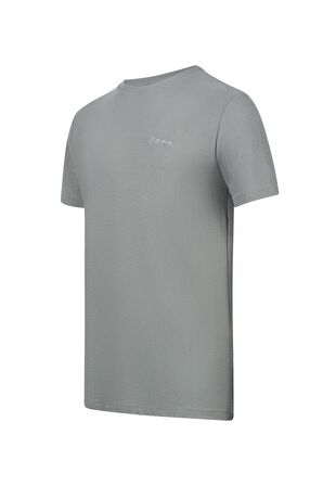 2AS Kalei Sıfır Yaka T-Shirt Antrasit