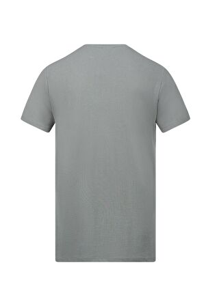 2AS Kalei Sıfır Yaka T-Shirt Antrasit