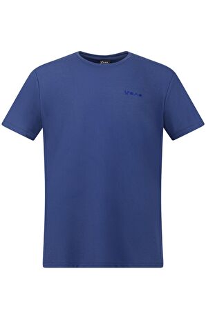 2AS Kalei Sıfır Yaka T-Shirt Lacivert