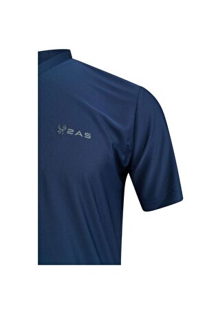 2AS Elba V Yaka T-shirt Lacivert