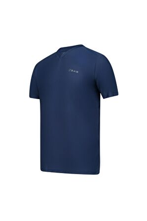 2AS Elba V Yaka T-shirt Lacivert