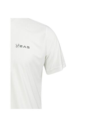 2AS Elba V Yaka T-shirt Beyaz