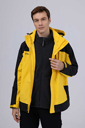 2AS ELBRUZ MAN 3 in 1 JACKET YELLOW / ANTHRACITE