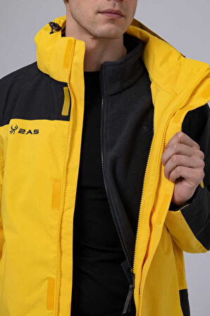 2AS ELBRUZ MAN 3 in 1 JACKET YELLOW / ANTHRACITE