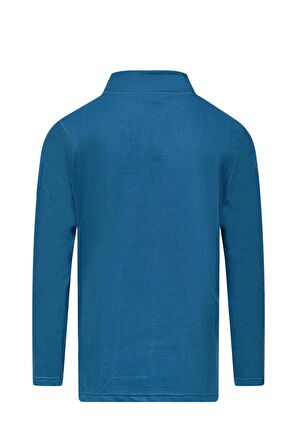 2AS CARLOW Yarım Fermuarlı Erkek Polar Sweatshirt Lacivert