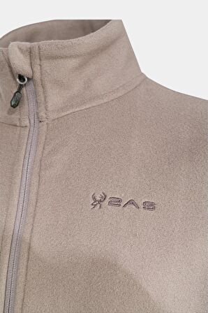 2AS Cork Tam Fermuarlı Erkek Polar Sweatshirt