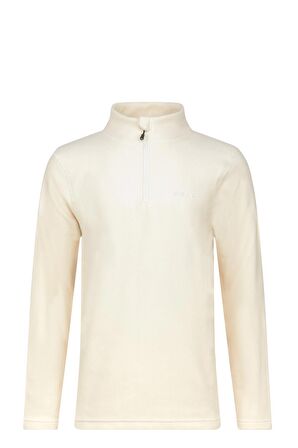 2AS CARLOW Yarım Fermuarlı Erkek Polar Sweatshirt Krem
