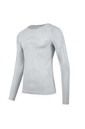 2AS Erkek Heatwave Seamless Baselayer Üst İçlik Gri