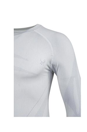 2AS Erkek Heatwave Seamless Baselayer Üst İçlik Gri