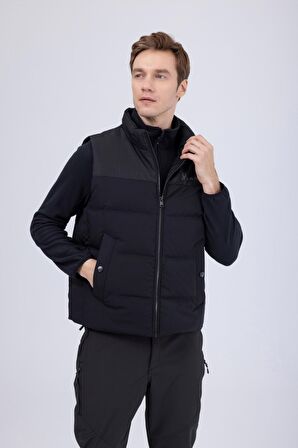 2AS Archer Erkek Down Vest Ceket Siyah