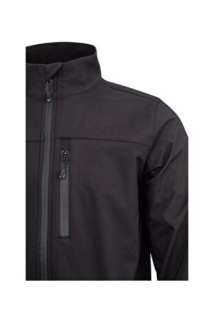 2AS Baxter İnce Softshell Erkek Ceket Siyah