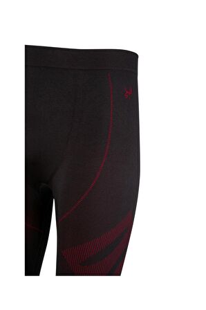 2AS Erkek Heatwave Seamless Baselayer Alt İçlik Siyah/Kırmızı