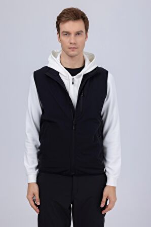 2AS Wayne Merino Yünlü Unisex Yelek Siyah