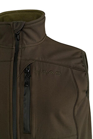 SAMANA Softshell Unisex Yelek Haki