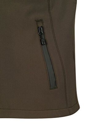 SAMANA Softshell Unisex Yelek Haki